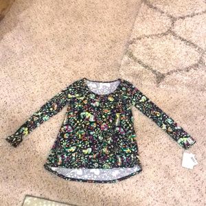 LuLaRoe long sleeve shirt never worn